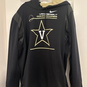 Nike Black and Gold Vanderbilt Hoodie